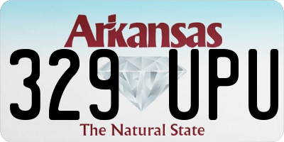 AR license plate 329UPU