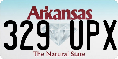 AR license plate 329UPX