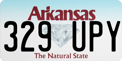 AR license plate 329UPY