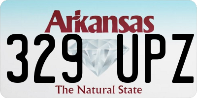 AR license plate 329UPZ