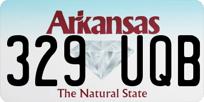 AR license plate 329UQB