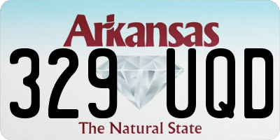 AR license plate 329UQD
