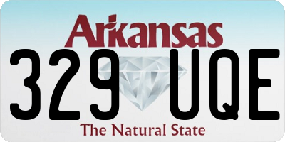 AR license plate 329UQE