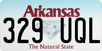 AR license plate 329UQL