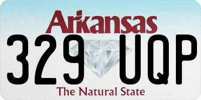 AR license plate 329UQP
