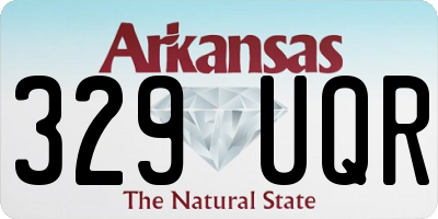 AR license plate 329UQR