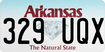 AR license plate 329UQX