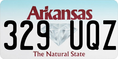 AR license plate 329UQZ