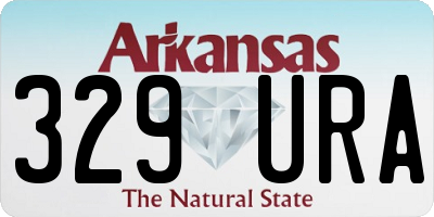 AR license plate 329URA