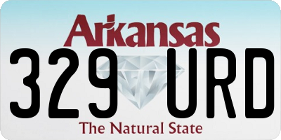 AR license plate 329URD