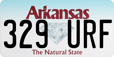AR license plate 329URF