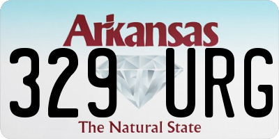 AR license plate 329URG