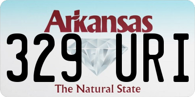 AR license plate 329URI