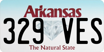 AR license plate 329VES