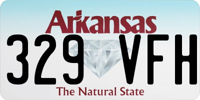 AR license plate 329VFH