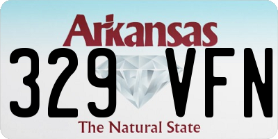 AR license plate 329VFN