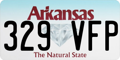 AR license plate 329VFP