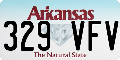 AR license plate 329VFV