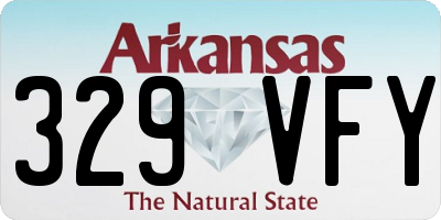 AR license plate 329VFY