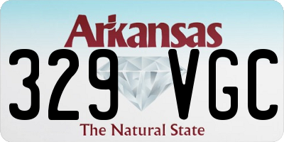 AR license plate 329VGC