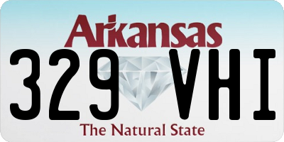 AR license plate 329VHI