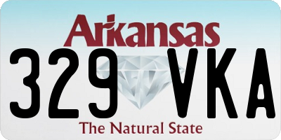 AR license plate 329VKA