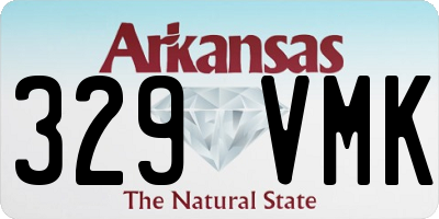 AR license plate 329VMK