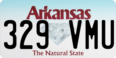 AR license plate 329VMU