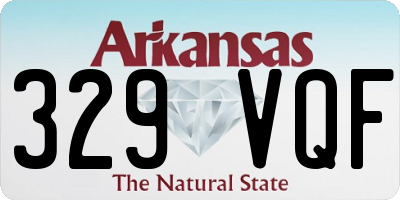 AR license plate 329VQF