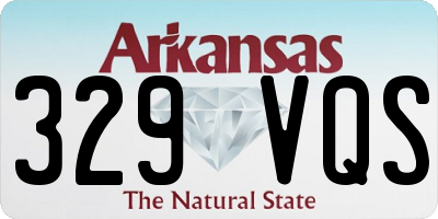AR license plate 329VQS