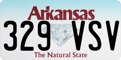 AR license plate 329VSV