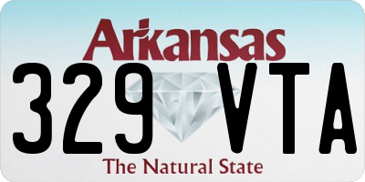 AR license plate 329VTA