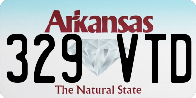 AR license plate 329VTD
