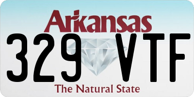 AR license plate 329VTF