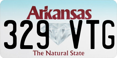 AR license plate 329VTG