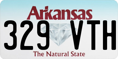 AR license plate 329VTH