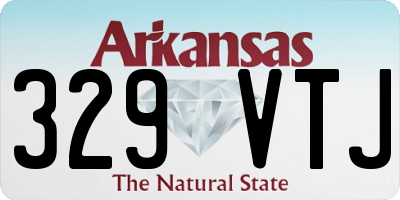 AR license plate 329VTJ