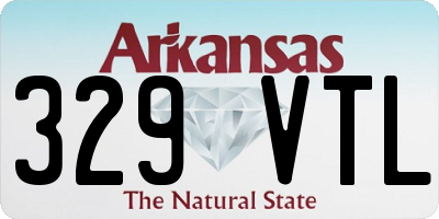 AR license plate 329VTL
