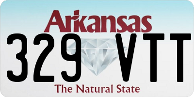AR license plate 329VTT