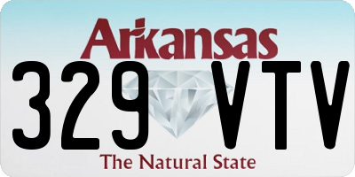 AR license plate 329VTV