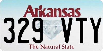 AR license plate 329VTY