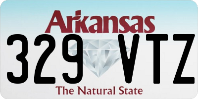 AR license plate 329VTZ