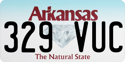 AR license plate 329VUC