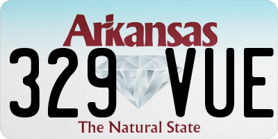 AR license plate 329VUE