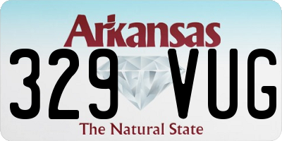 AR license plate 329VUG