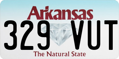 AR license plate 329VUT