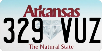 AR license plate 329VUZ