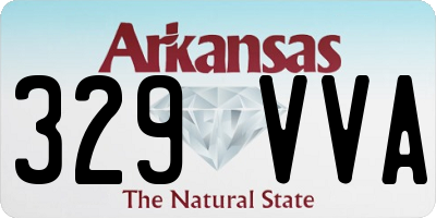 AR license plate 329VVA