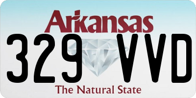 AR license plate 329VVD