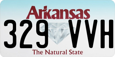 AR license plate 329VVH